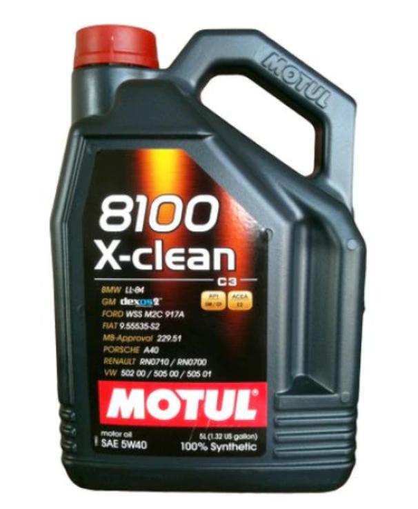 Ulei de motor sintetic MOTUL 8100 X-CLEAN 5W40, 4 litri
